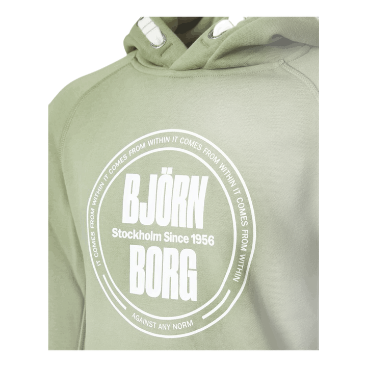 Jr Borg Sport Hoodie Green