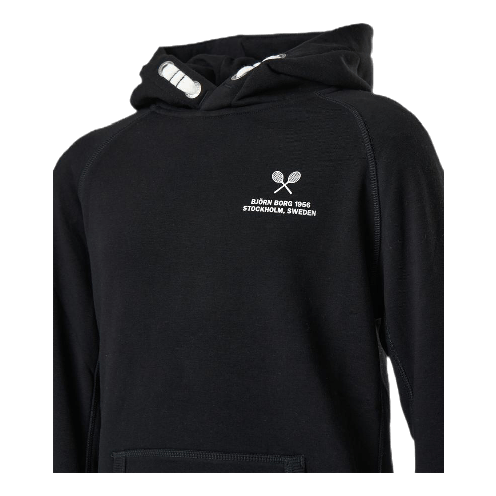 Jr Borg Sport Hoodie Black