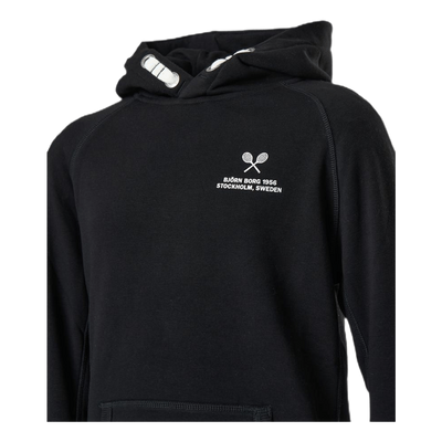 Jr Borg Sport Hoodie Black