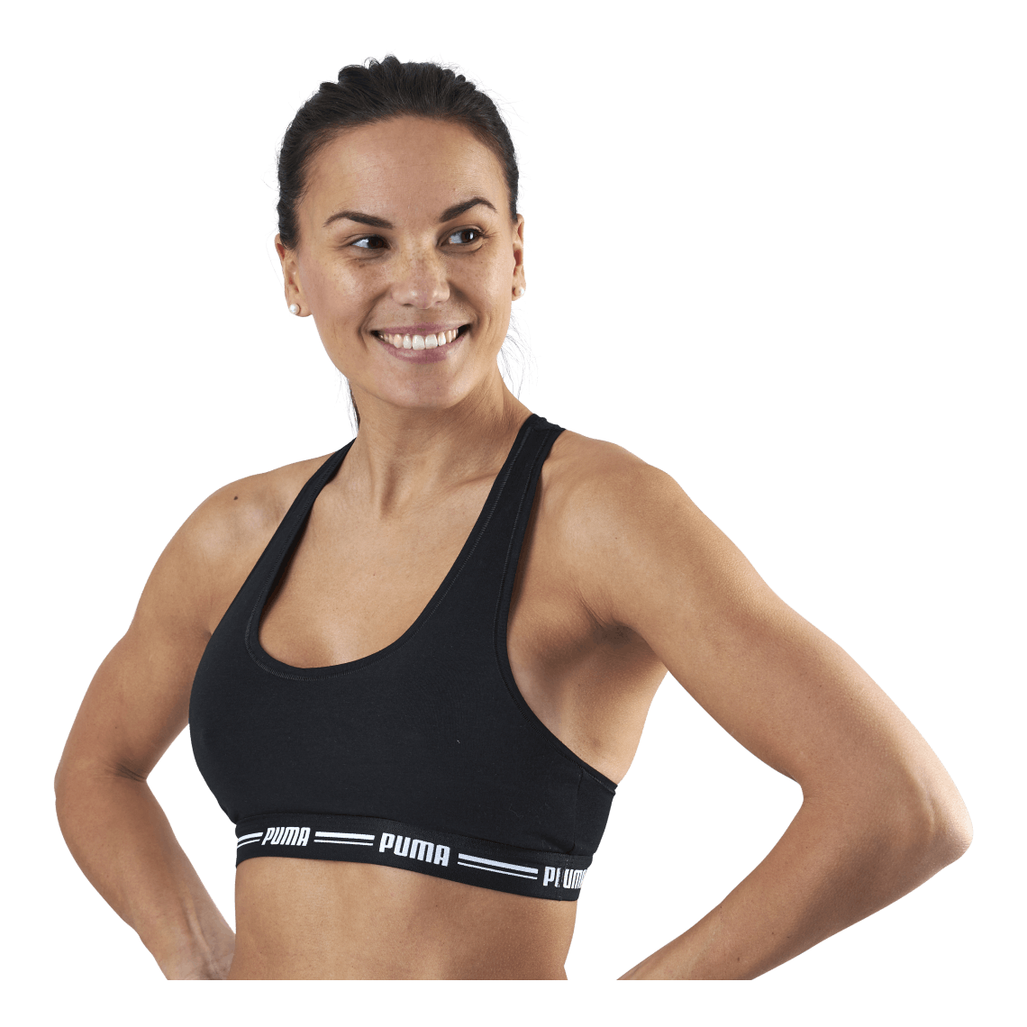 Racer Back Top Black