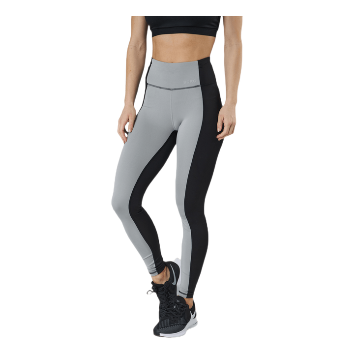 Borg High Waist Two-Tone Grey