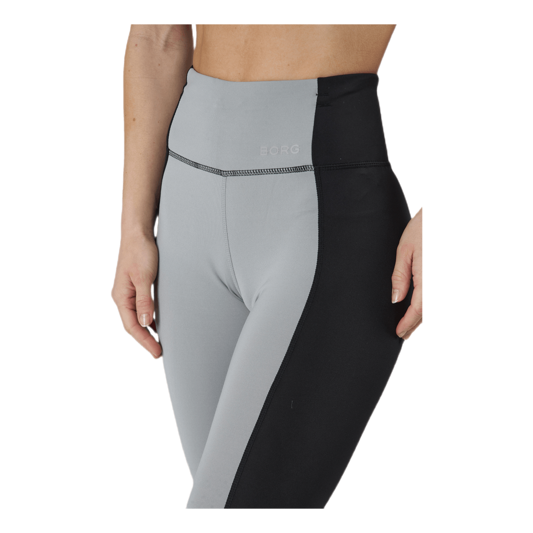 Borg High Waist Two-Tone Grey