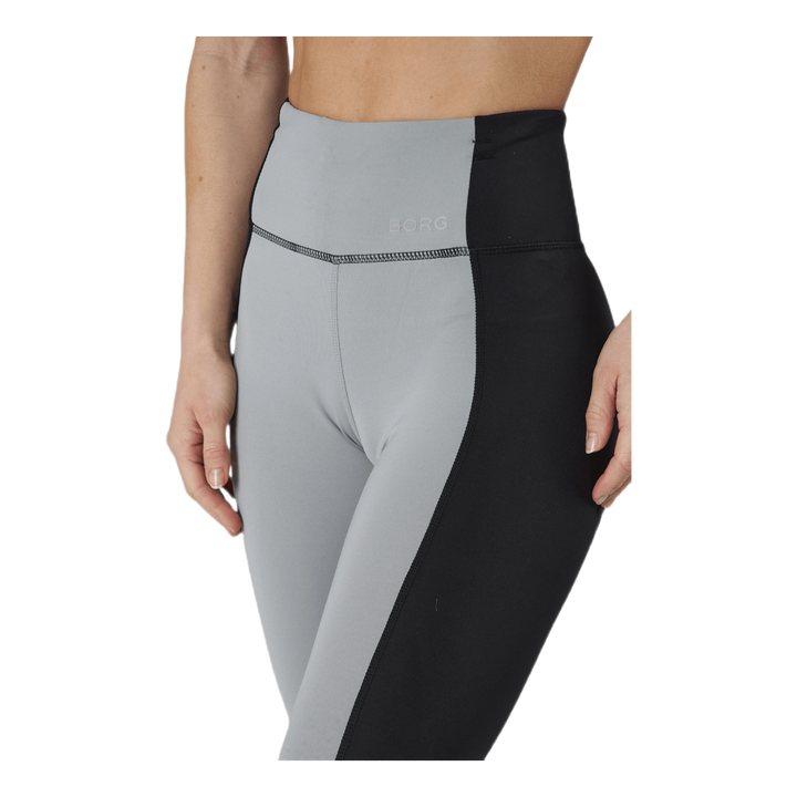 Borg High Waist Two-Tone Grey