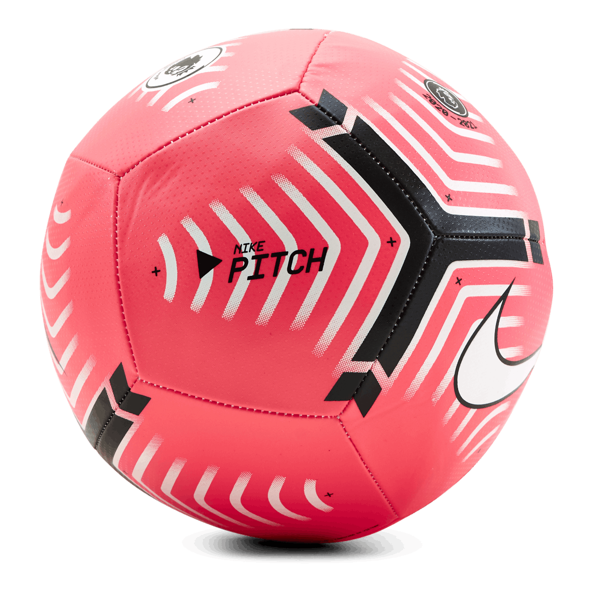 Premier League Pitch Soccer Ball Pink/White