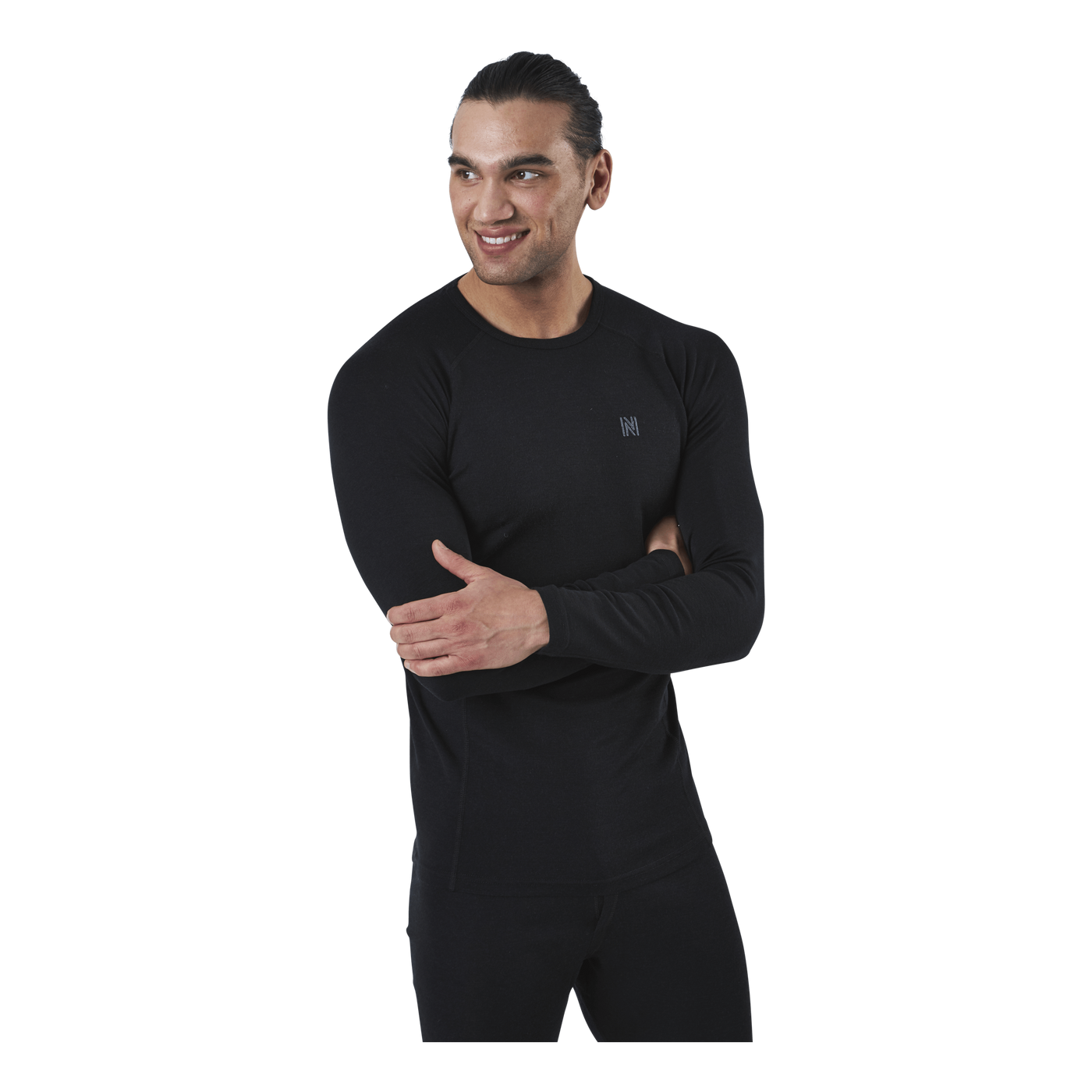 Ragnar Long Sleeve Base Layer 100% Merino Wool Black