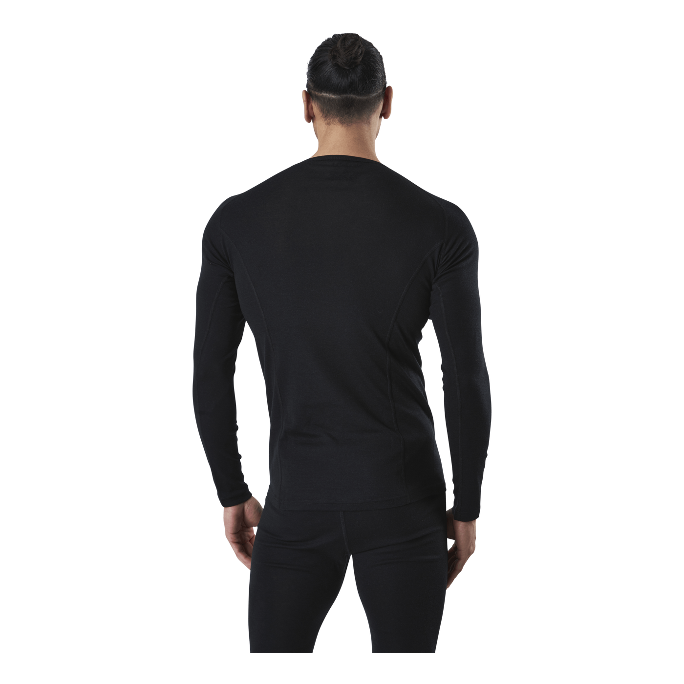Ragnar Long Sleeve Base Layer 100% Merino Wool Black