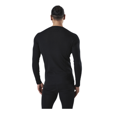 Ragnar Long Sleeve Base Layer 100% Merino Wool Black