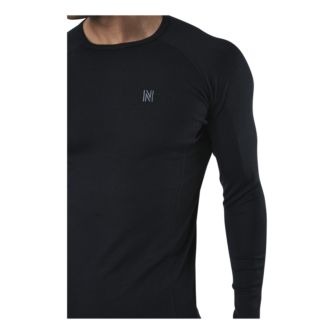 Ragnar Long Sleeve Base Layer 100% Merino Wool Black