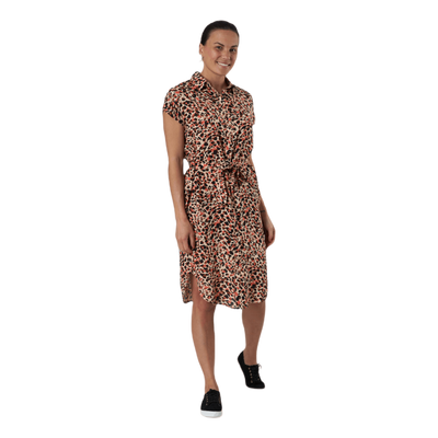 Nya Ss Shirt Dress Orange