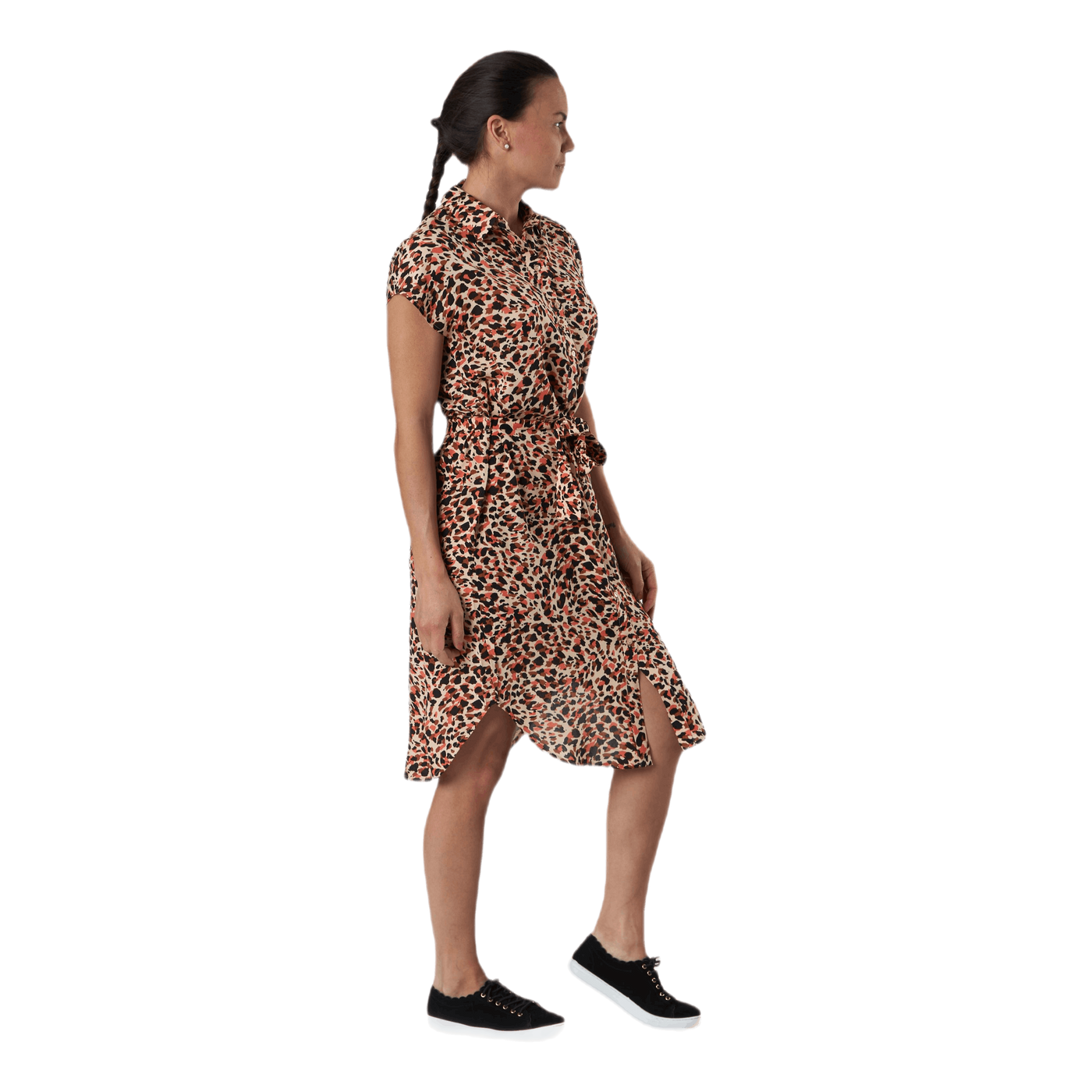 Nya Ss Shirt Dress Orange