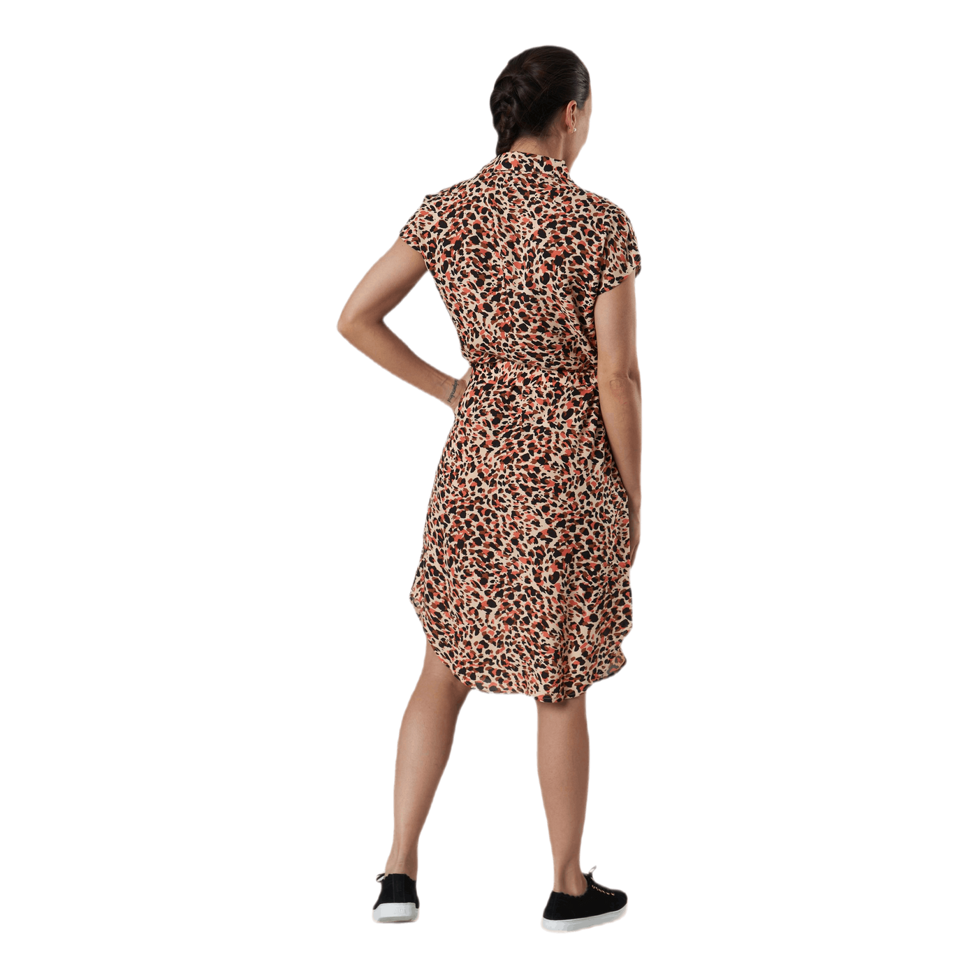 Nya Ss Shirt Dress Orange