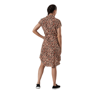 Nya Ss Shirt Dress Orange