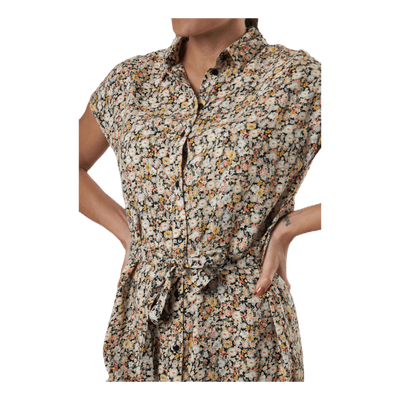 Nya Ss Shirt Dress Black