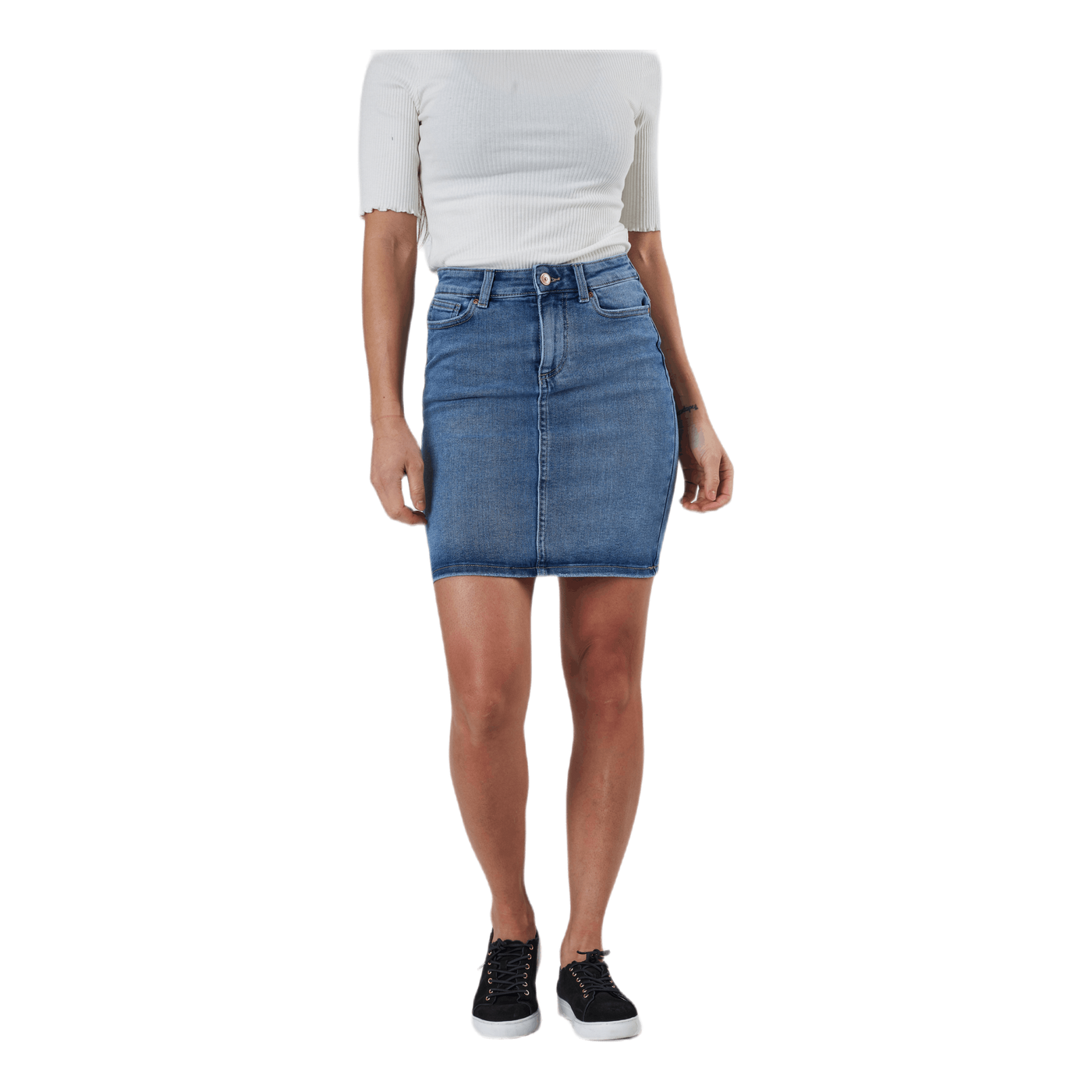 Lili Mw Denim Skirt Blue