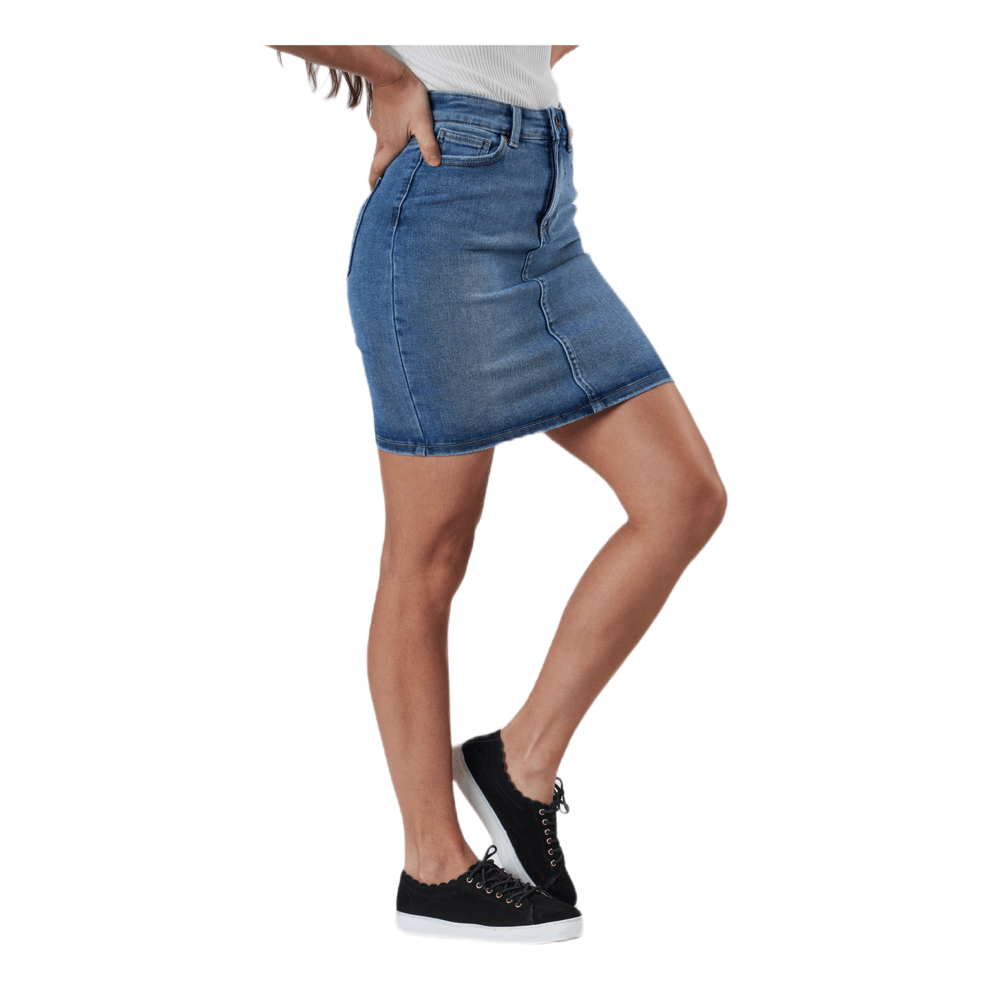 Lili Mw Denim Skirt Blue