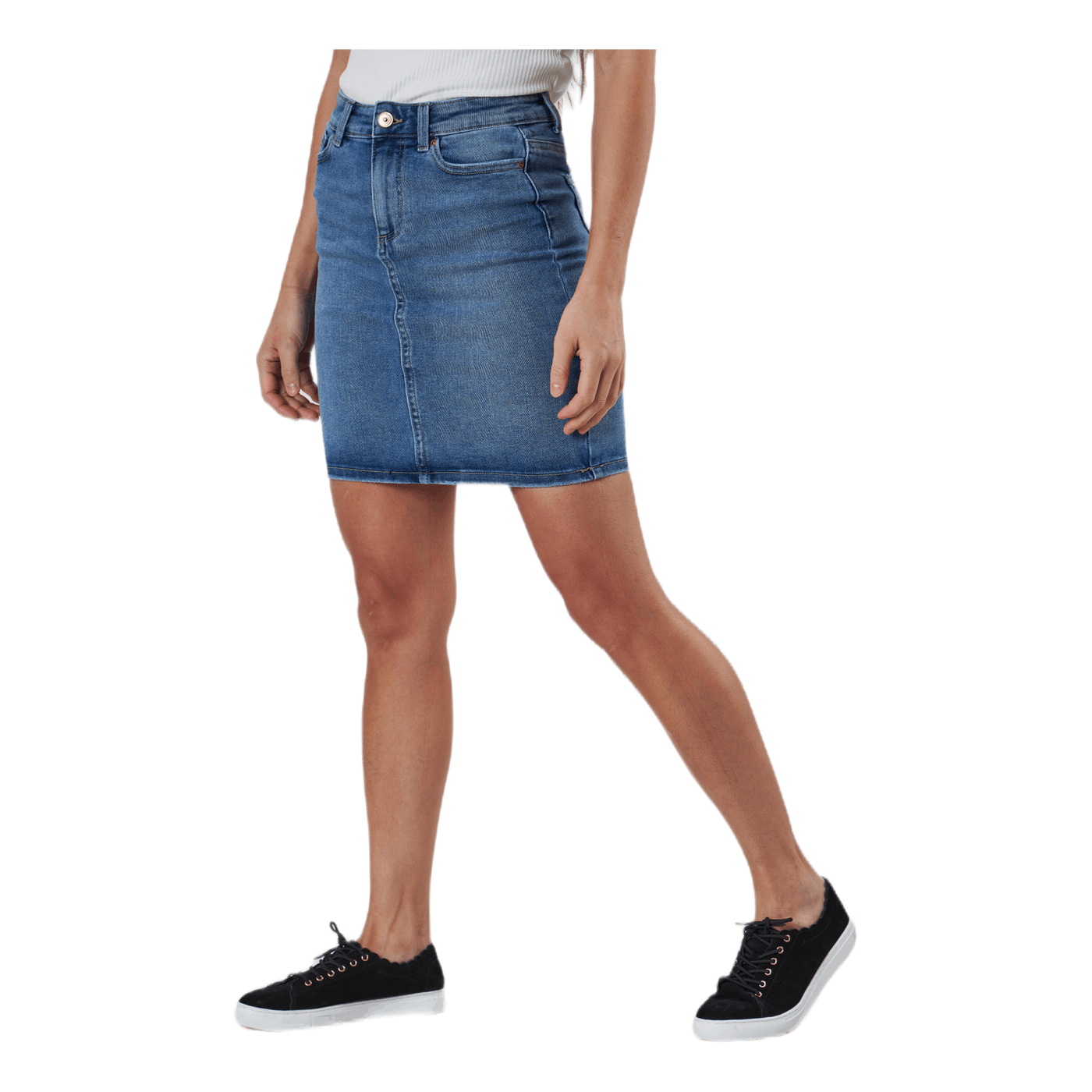 Lili Mw Denim Skirt Blue