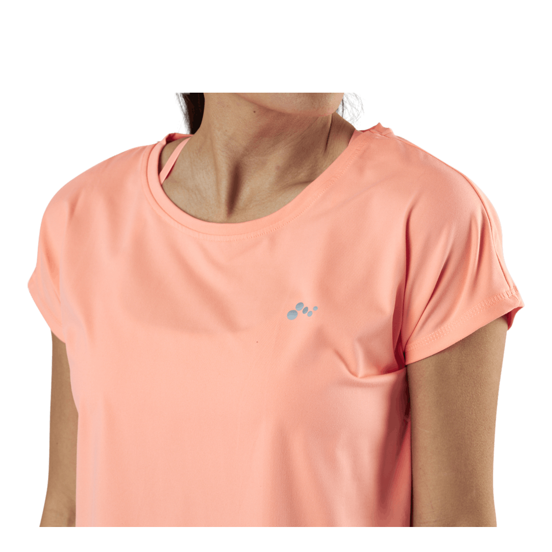 Aubree Ss Loose Training Tee Orange