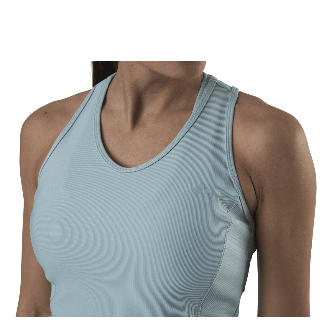 Jana Sl Train V-Neck Top Grey