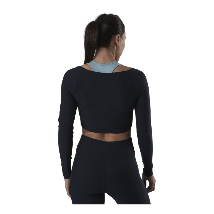Jana Ls Train Crop Top Blue