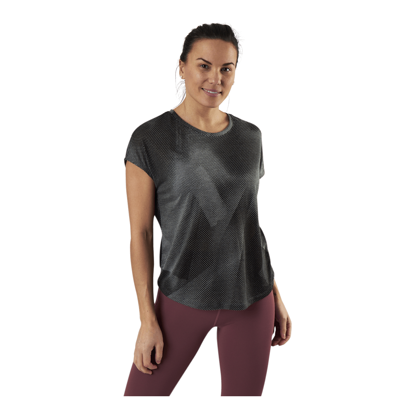 Fan Loose Burnout Ss Tee Black