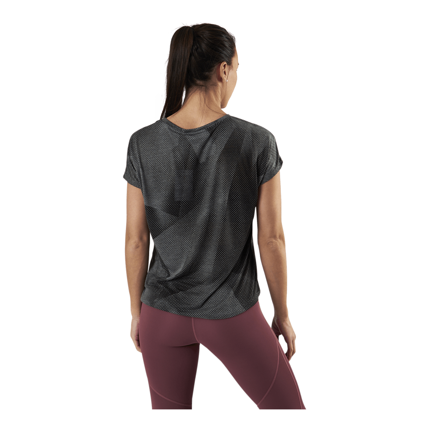 Fan Loose Burnout Ss Tee Black