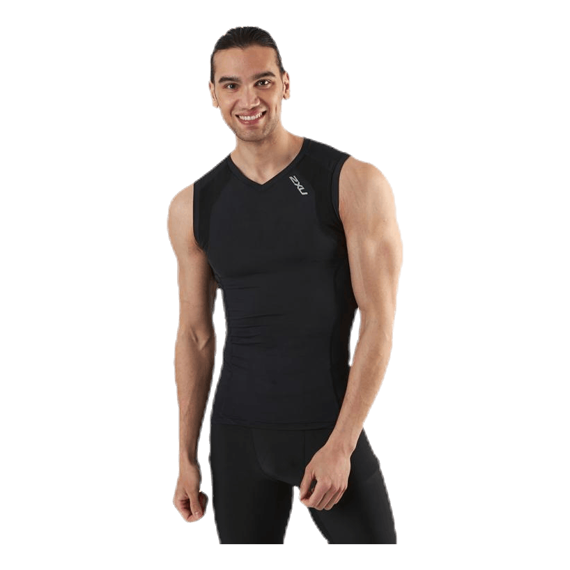 Comp Sleveless Top Black