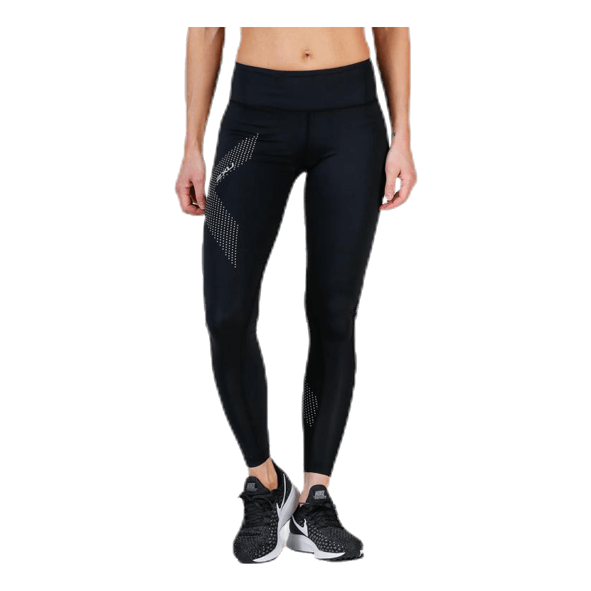 Mid-Rise Compression Tights Black/Grey