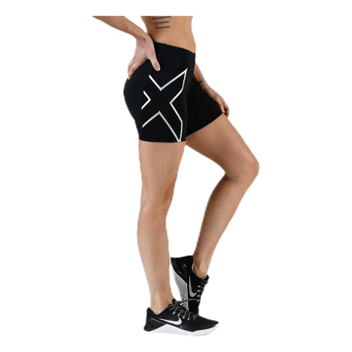 Core Compression 5" Shorts W Black/Silver