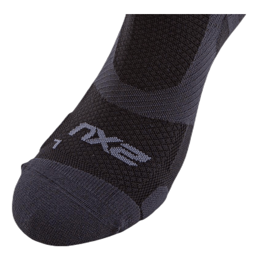 Vectr LightCushion NoShow Sock Black/Grey