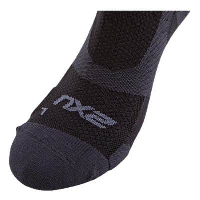 Vectr LightCushion NoShow Sock Black/Grey