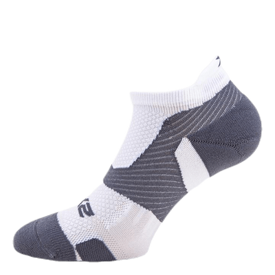 Vectr LightCushion NoShow Sock White/Grey