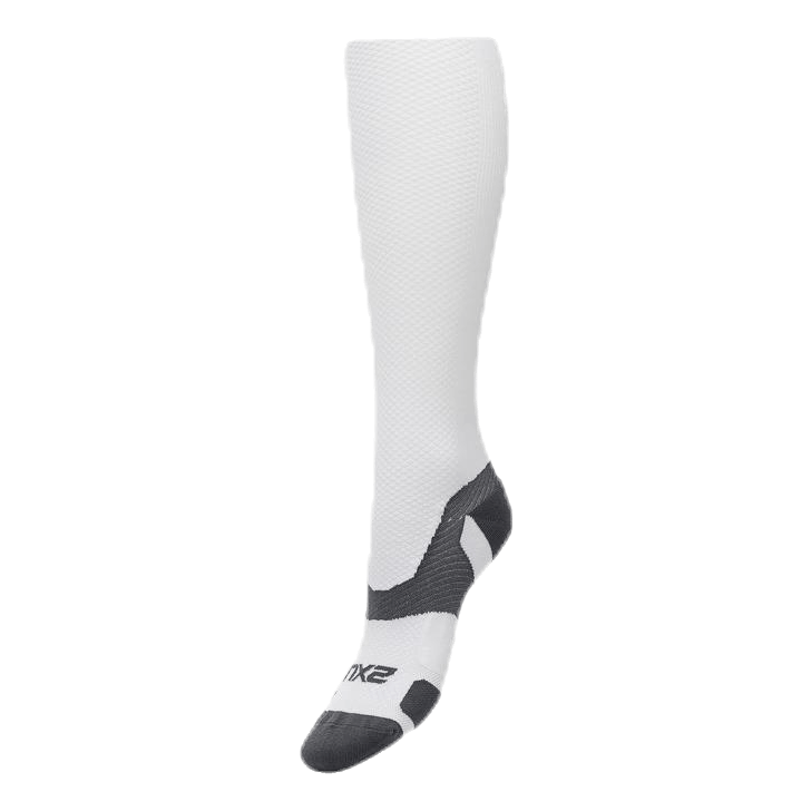 VECTR Light Cushion Sock White/Grey