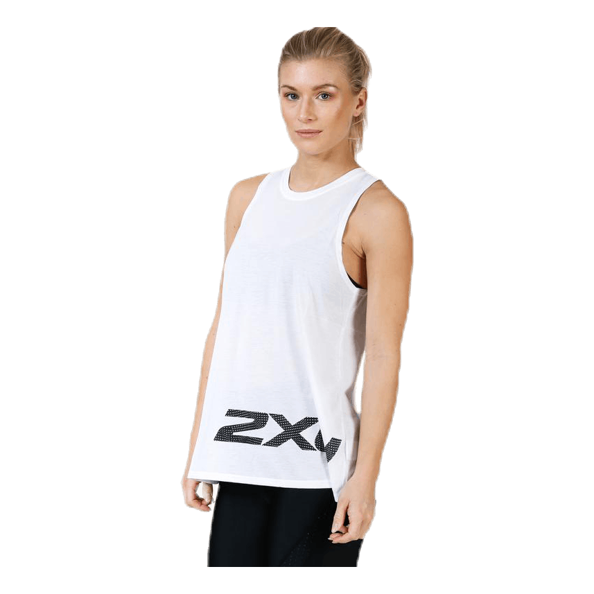 Urban Graphic Singlet White/Black