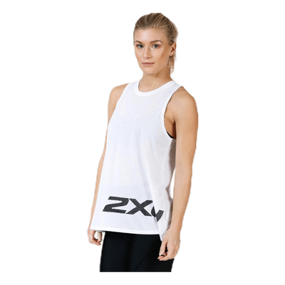 Urban Graphic Singlet White/Black