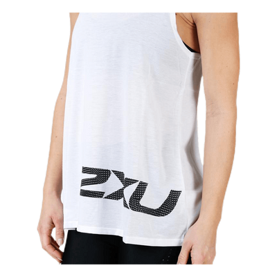 Urban Graphic Singlet White/Black
