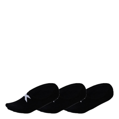 Invisible Sock 3 Pack White/Black
