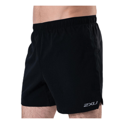 XVENT 5" Short (w brief) Black/Silver