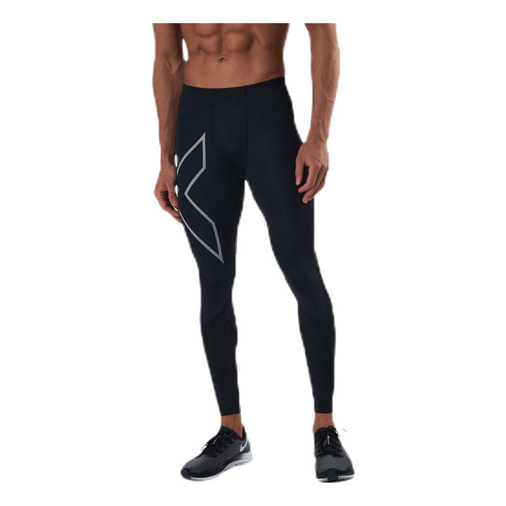 Run Dash Compr Tights Black/Silver