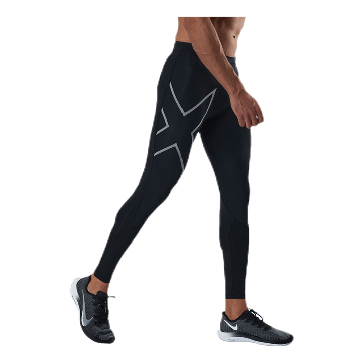 Run Dash Compr Tights Black/Silver
