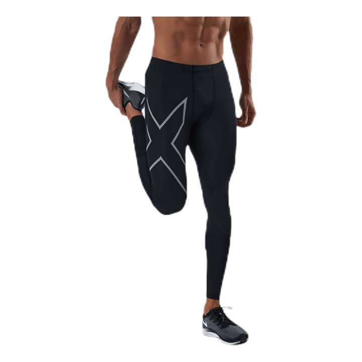 Run Dash Compr Tights Black/Silver