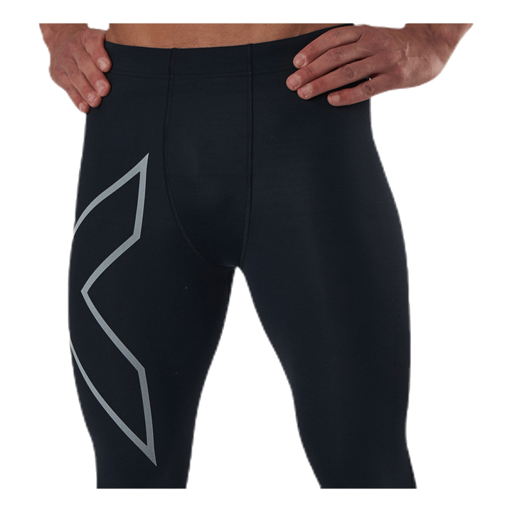 Run Dash Compr Tights Black/Silver