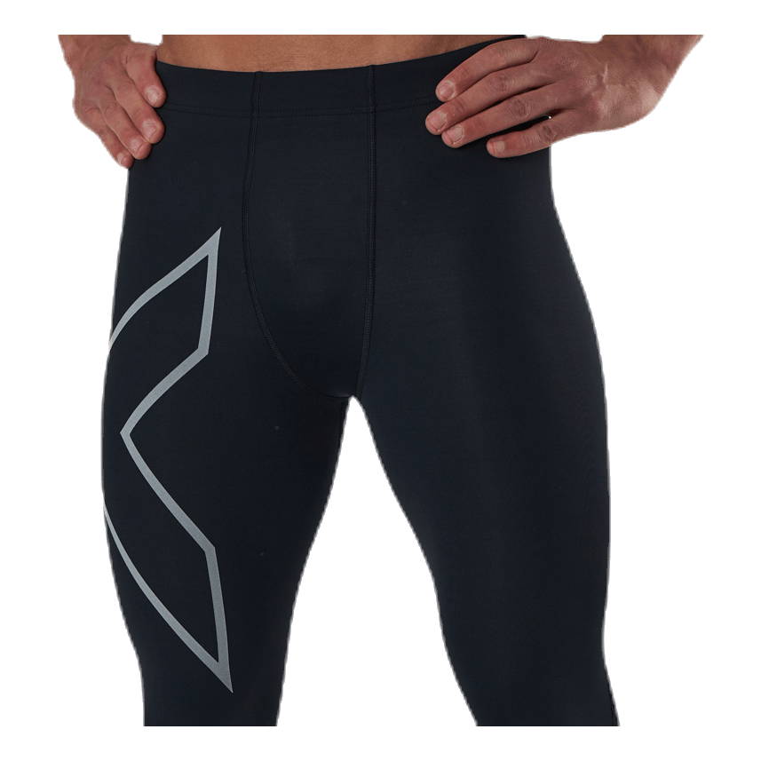 Run Dash Compr Tights Black/Silver
