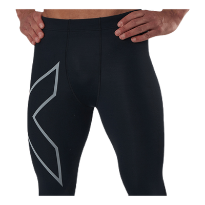 Run Dash Compr Tights Black/Silver
