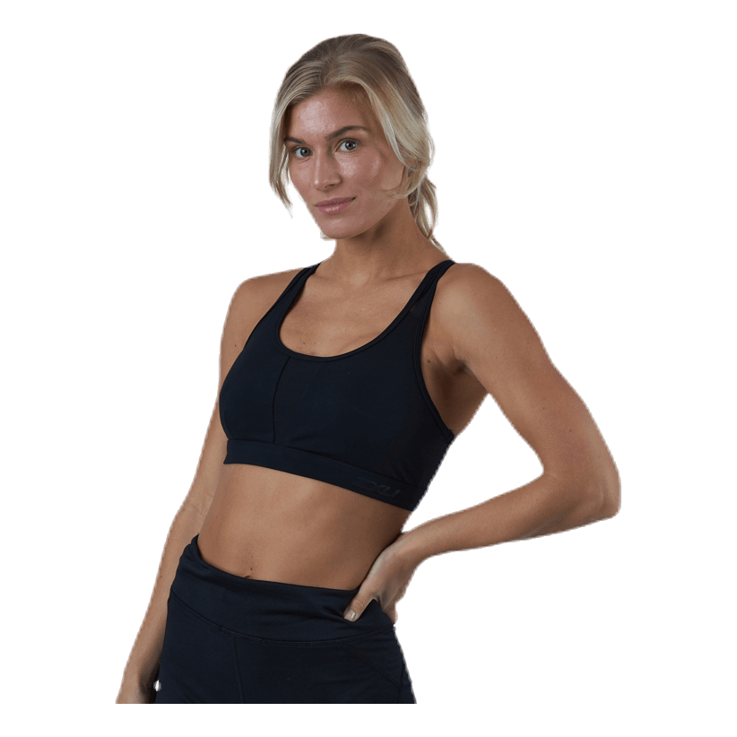 Perform Medium Impact Crop Black