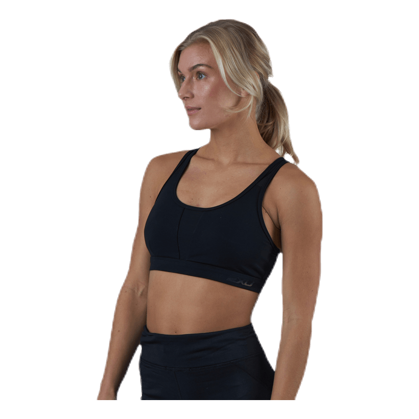 Perform Medium Impact Crop Black