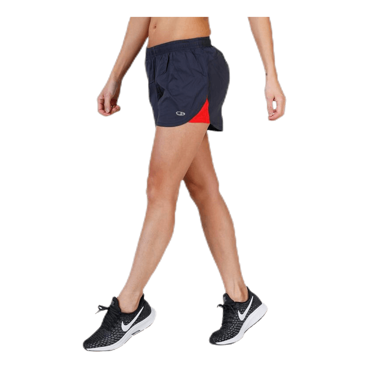 Impulse Running Shorts Grey/Red