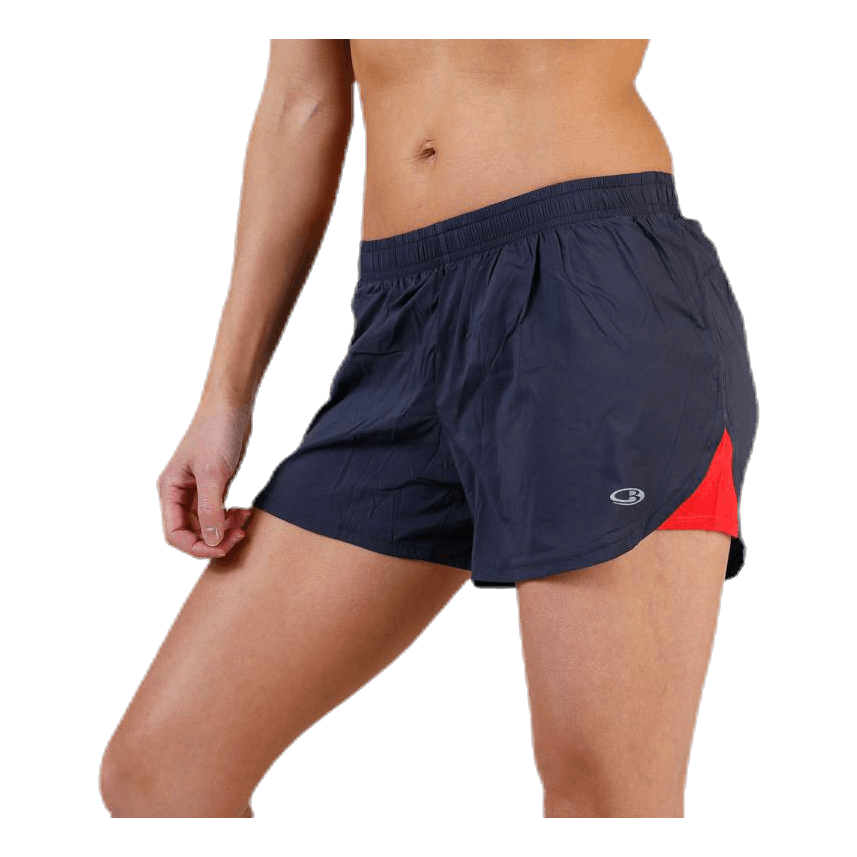 Impulse Running Shorts Grey/Red