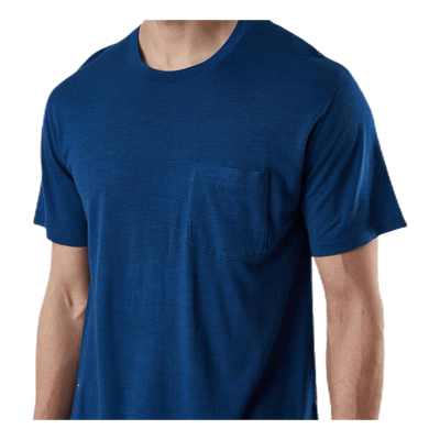 Nature Dye Drayden SS Pocket Crewe Blue