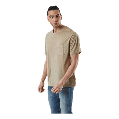 Nature Dye Drayden SS Pocket Crewe Beige