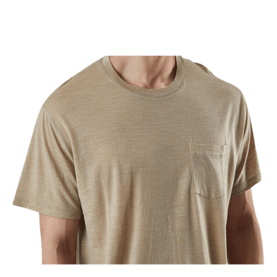 Nature Dye Drayden SS Pocket Crewe Beige